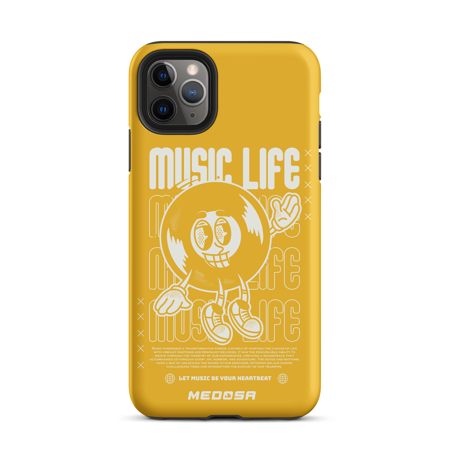 Music Life Yellow and White