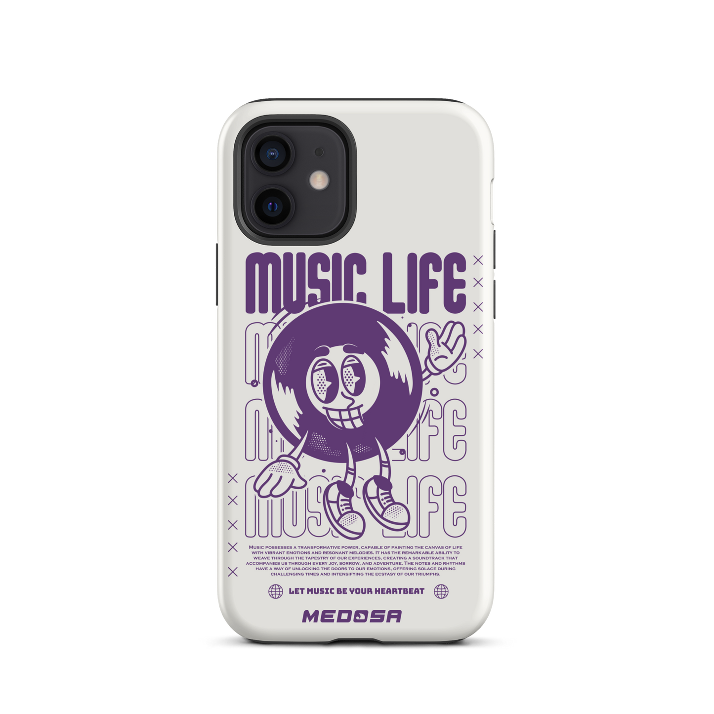 Music Life White and Violet