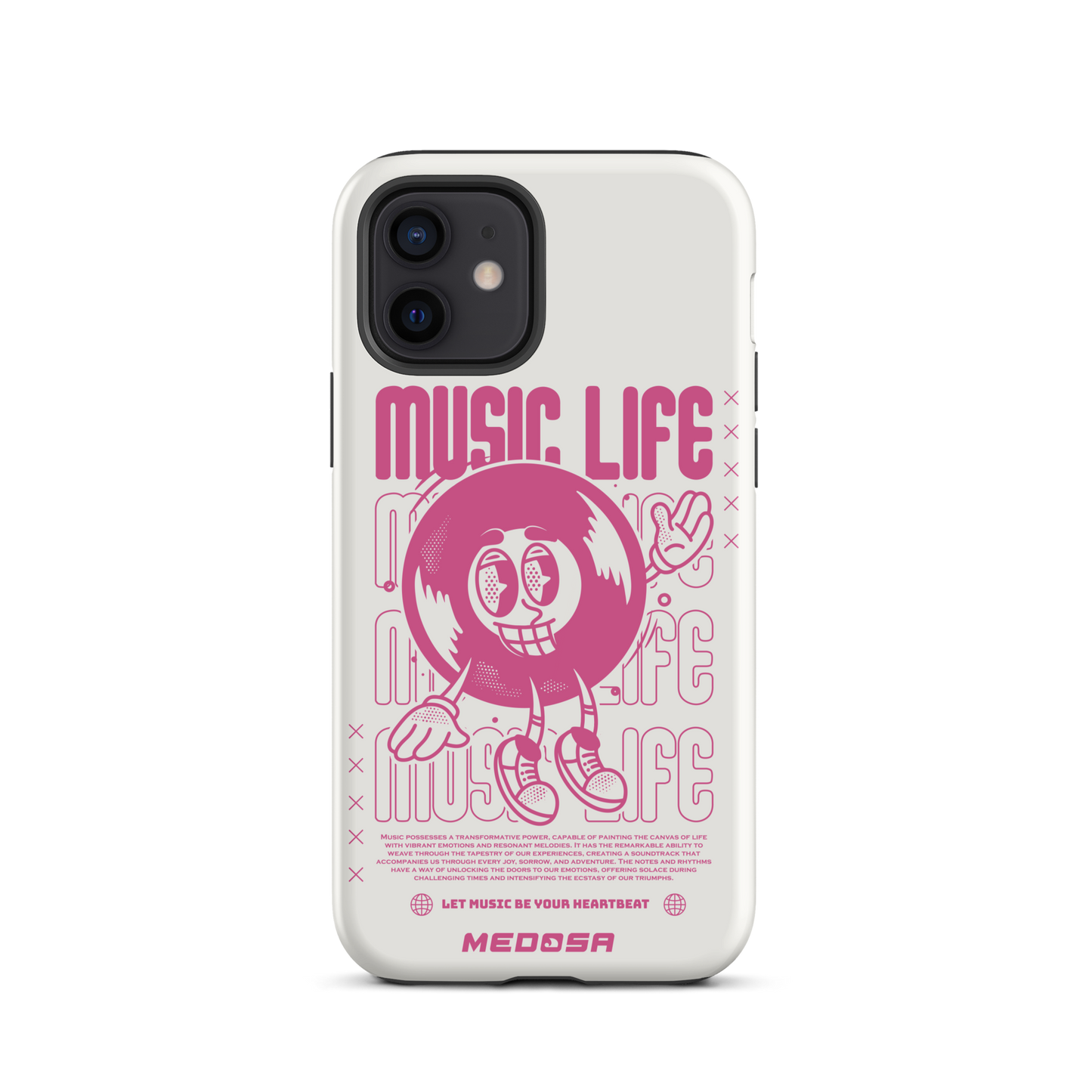 Music Life White and Pink