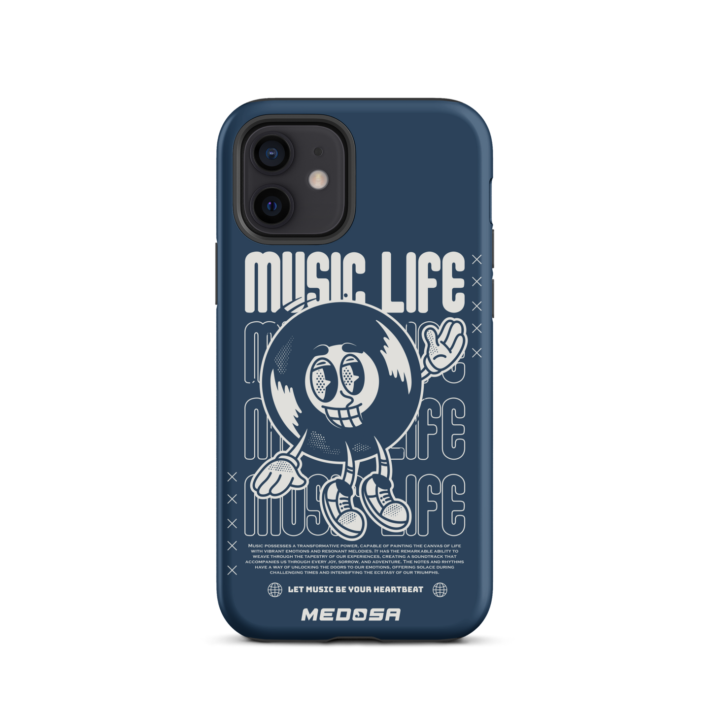 Music Life Navy et Blanc