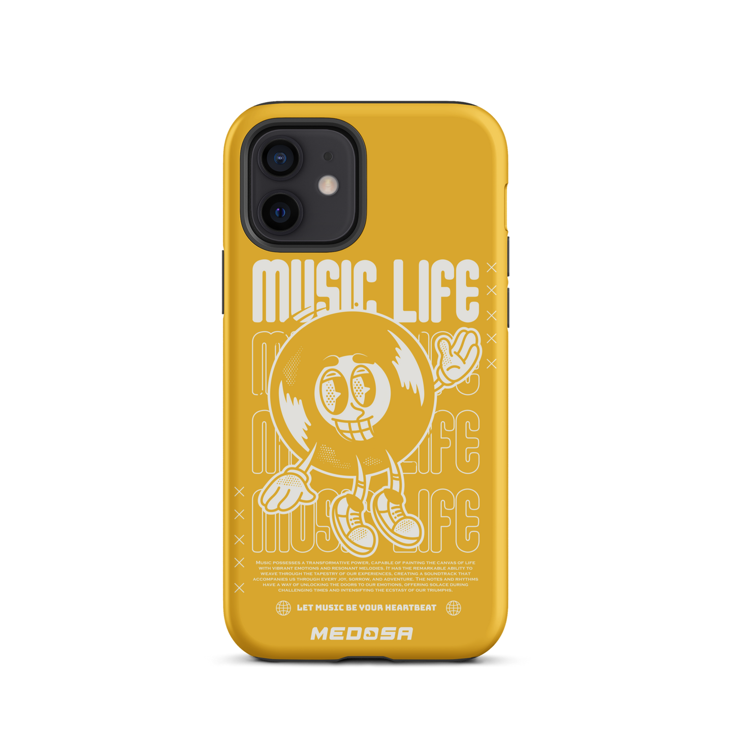 Music Life Yellow and White