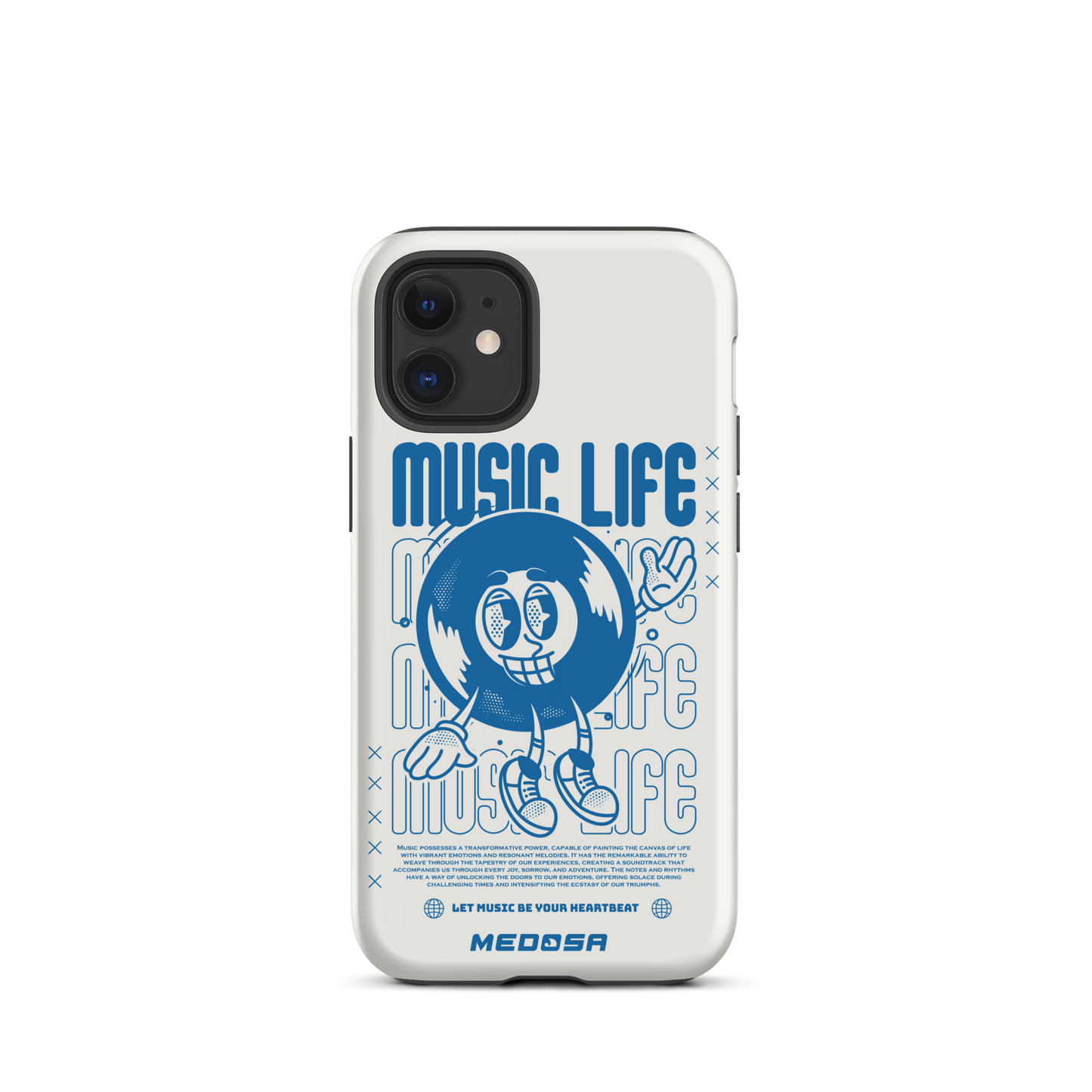 Music Life White and Blue