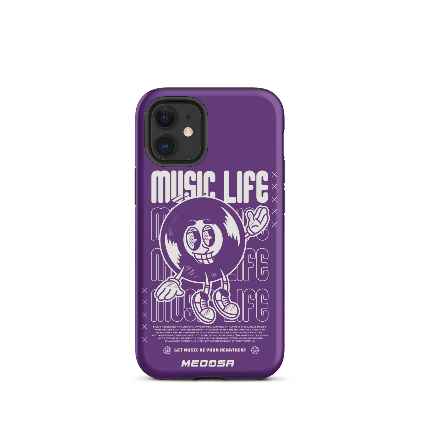 Music Life Violet et Blanc