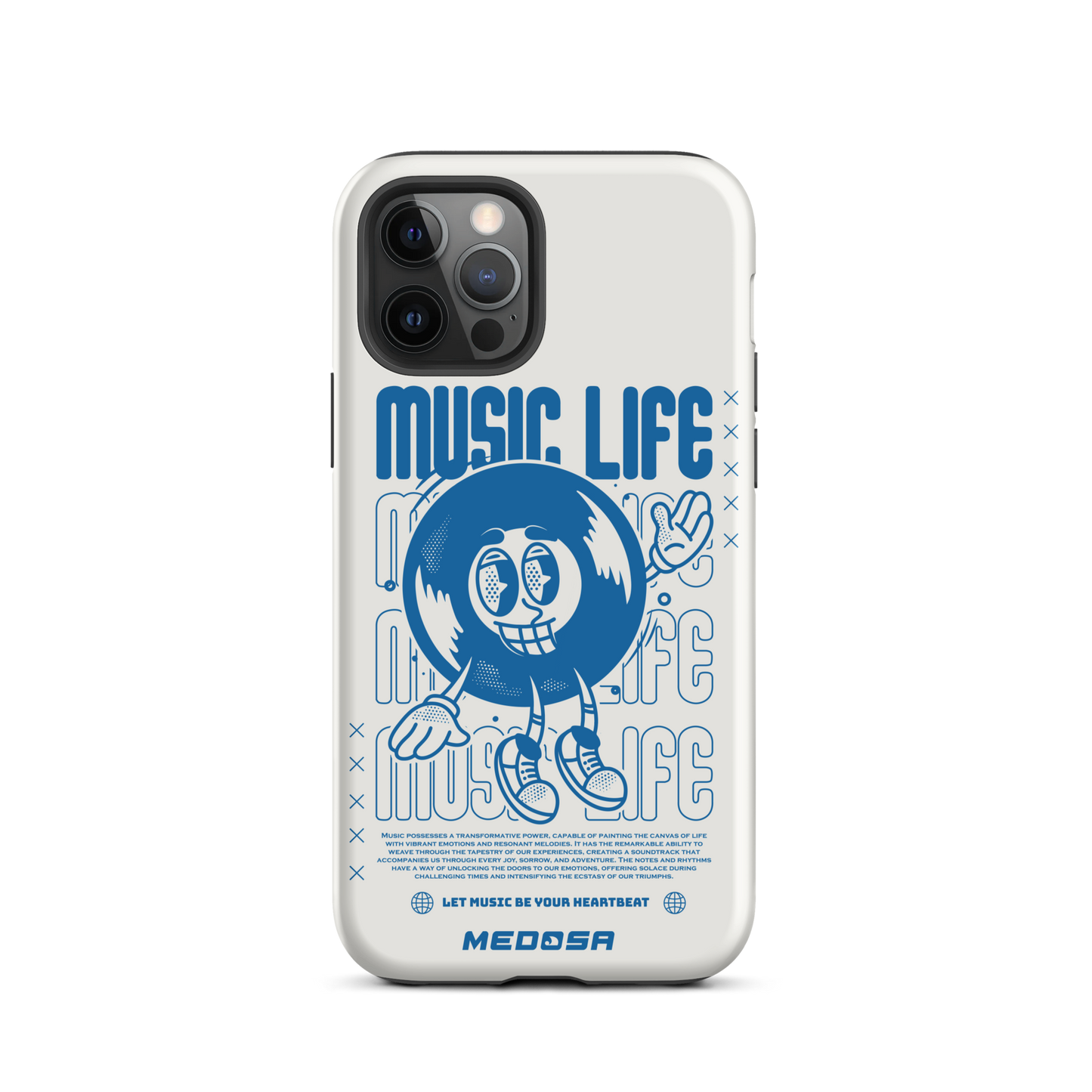 Music Life White and Blue