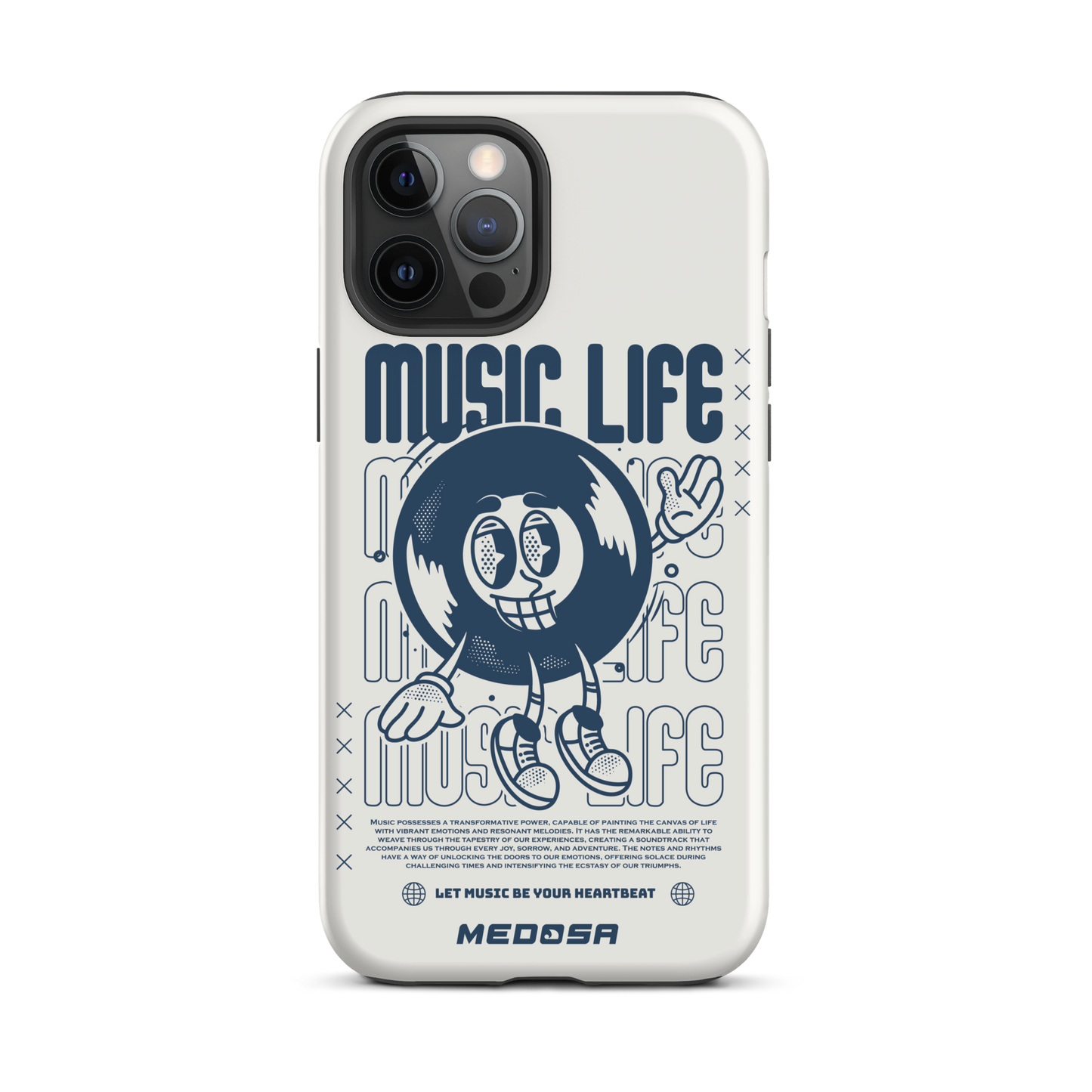 Music Life Blanc et Navy