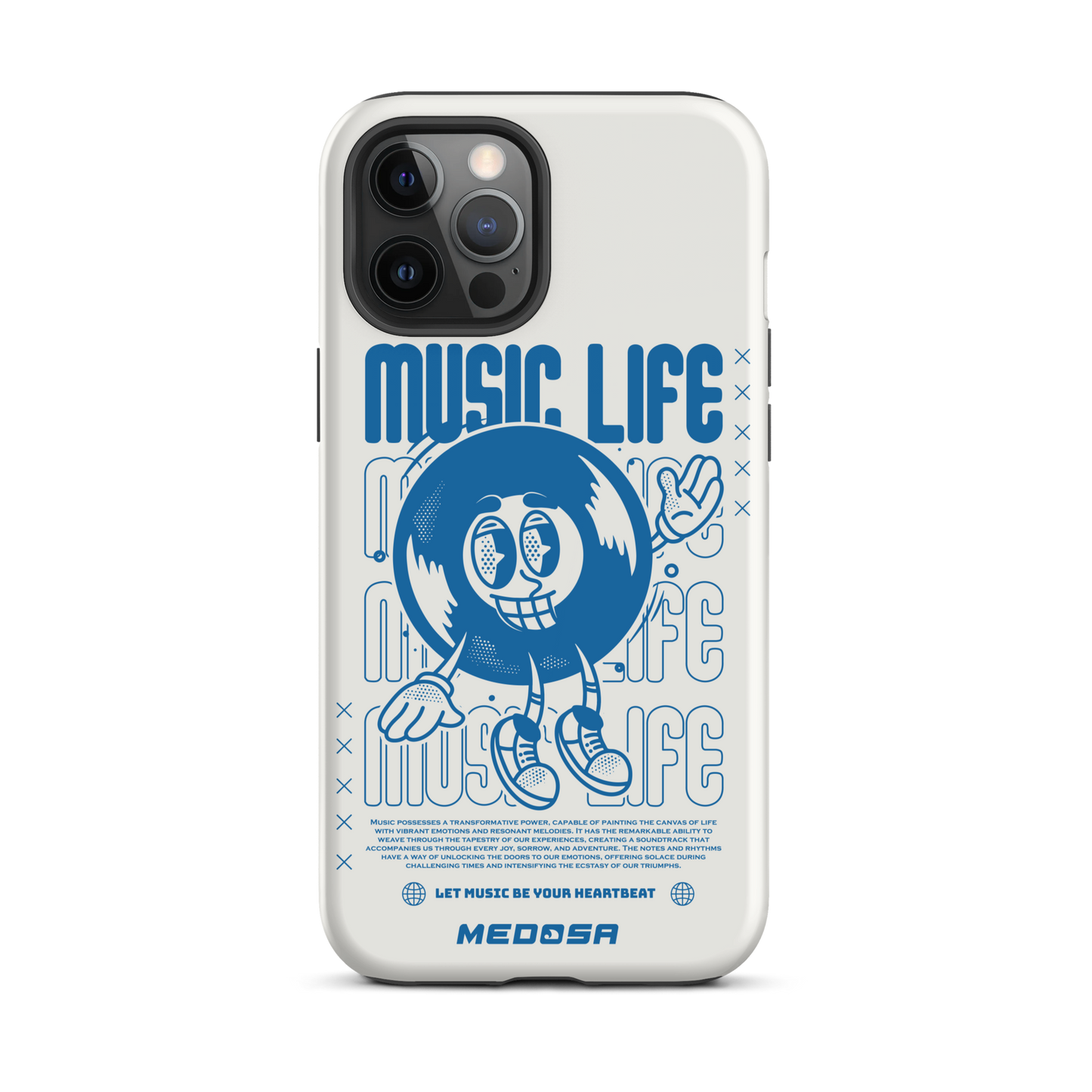 Music Life White and Blue