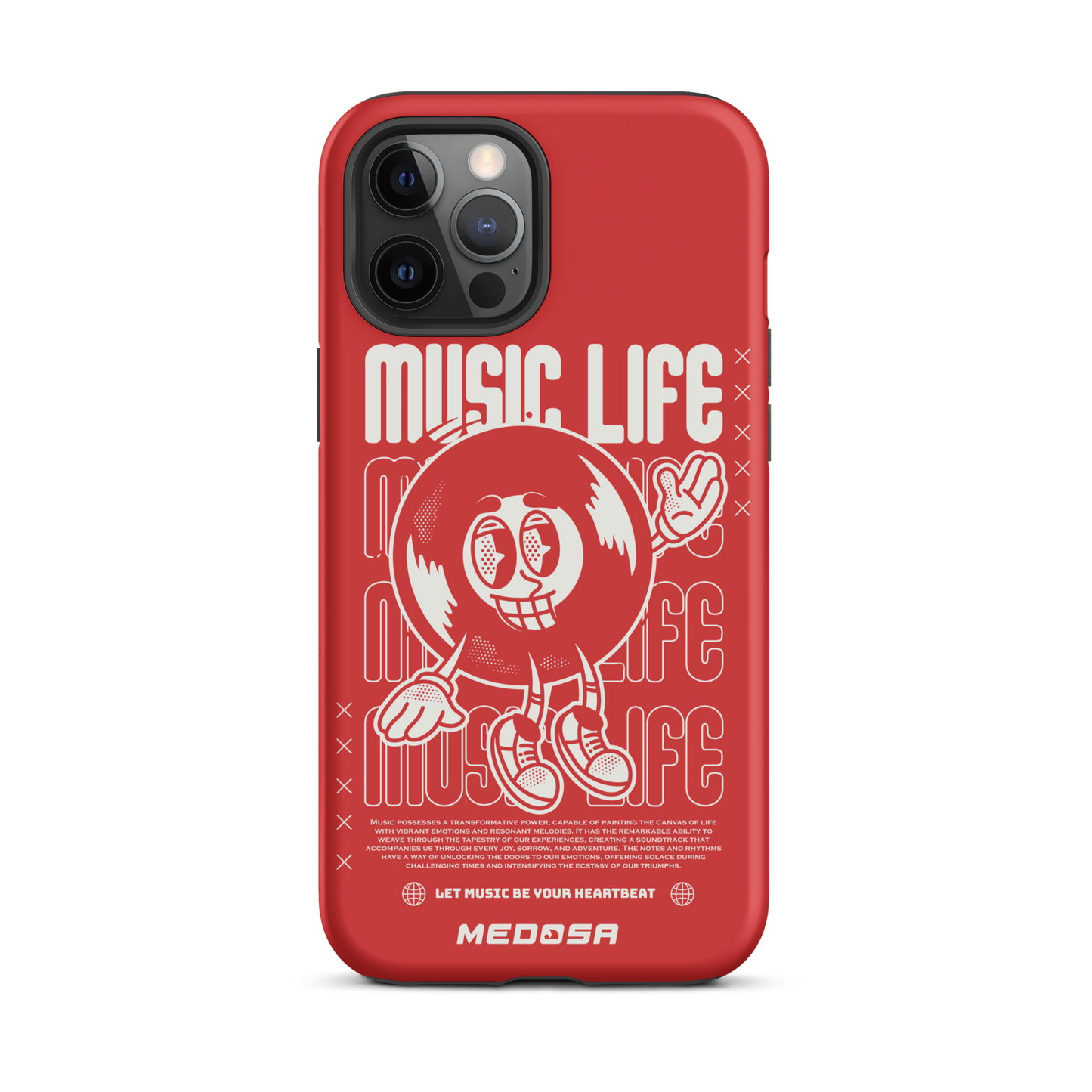 Music Life Red and White