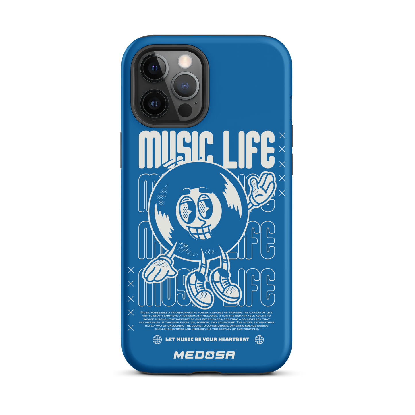 Music Life Blue and White