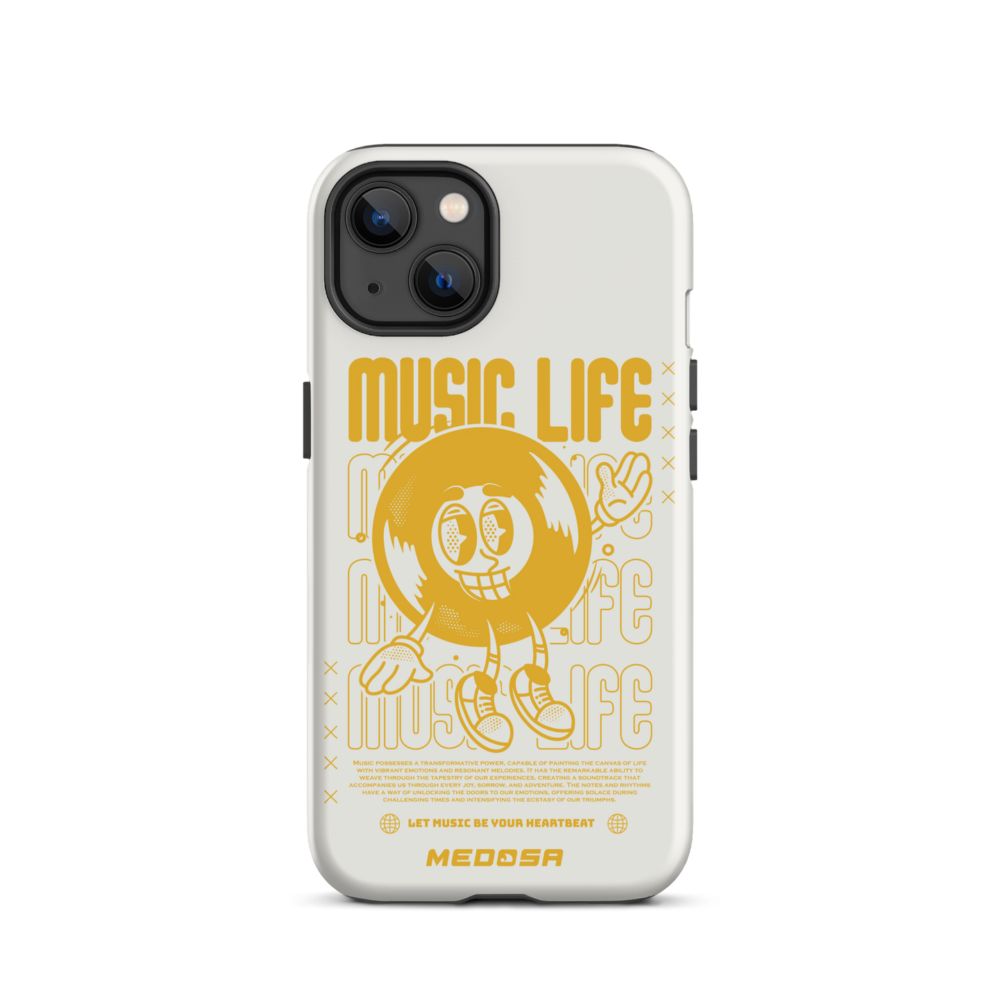 Music Life White and Yellow