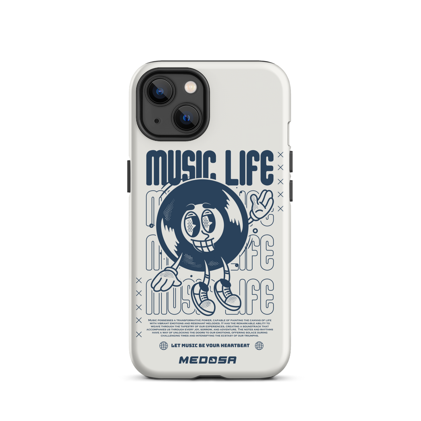 Music Life Blanc et Navy