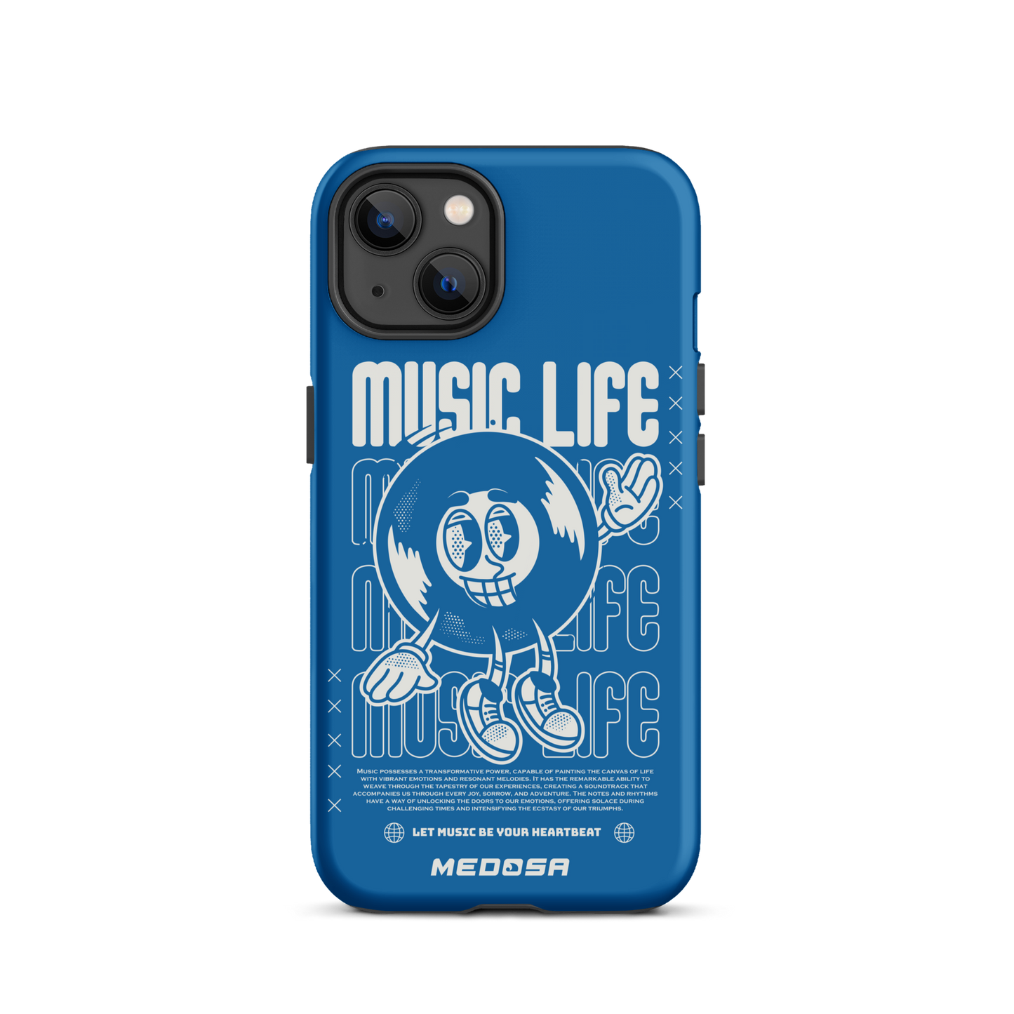 Music Life Blue and White