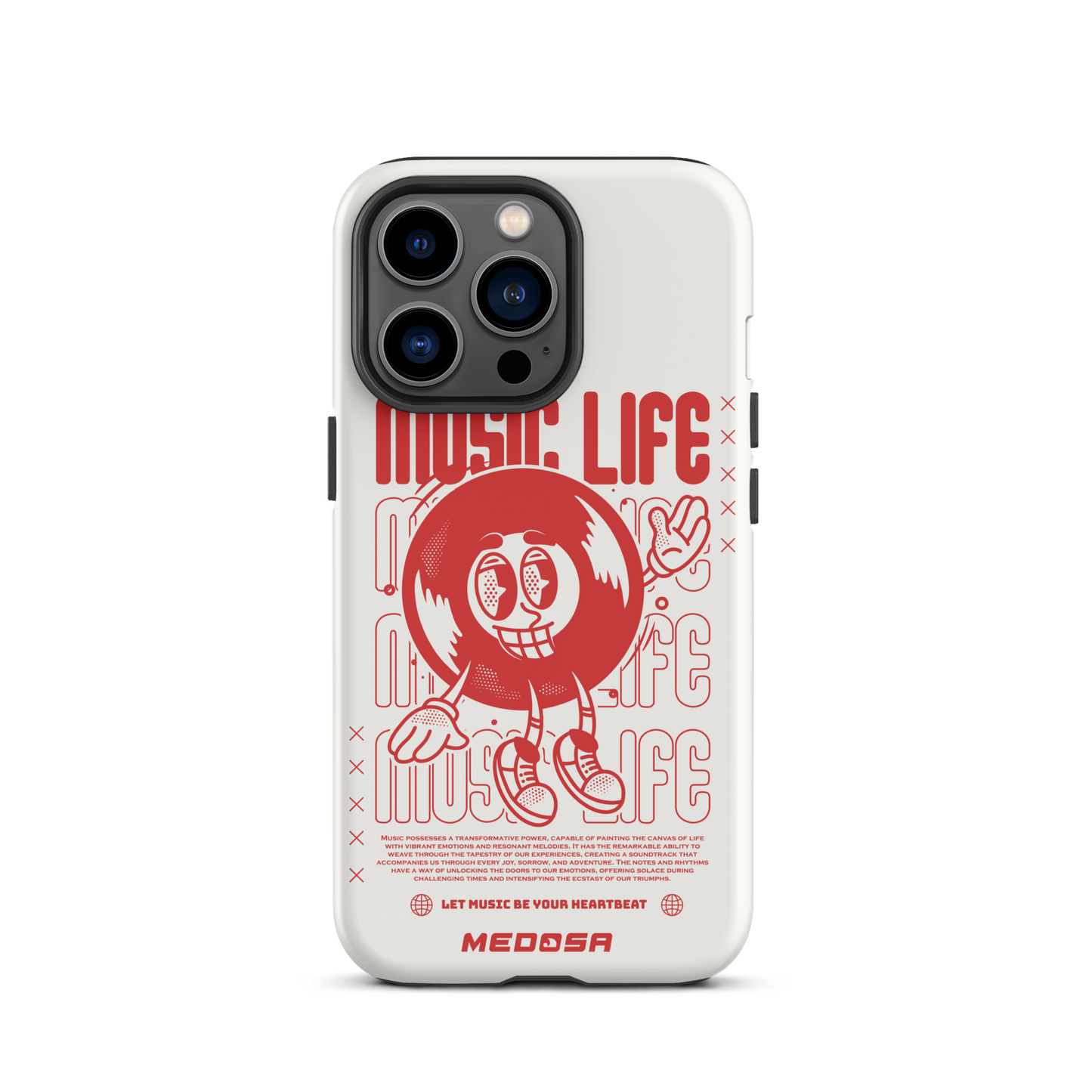 Music Life White and Red