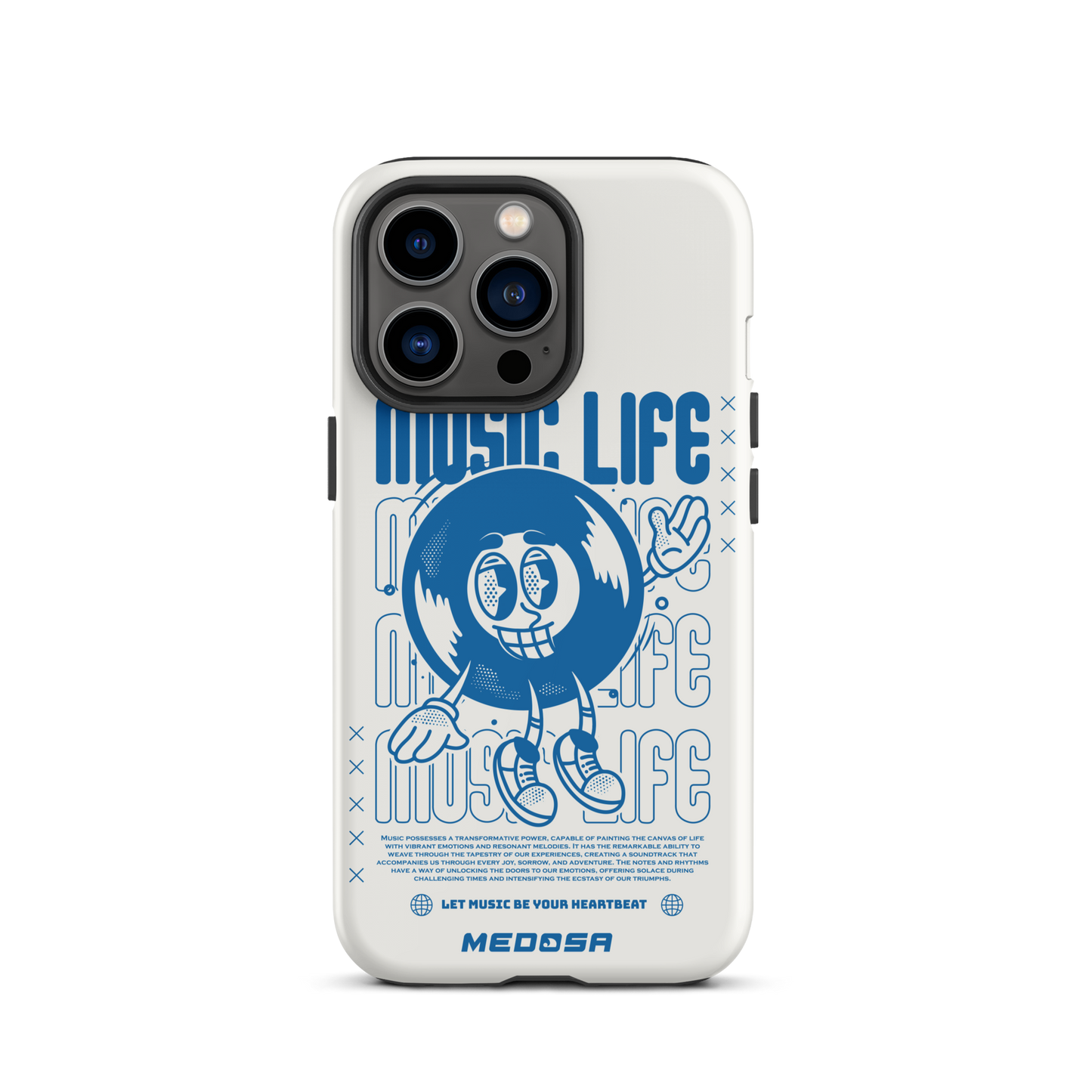 Music Life White and Blue