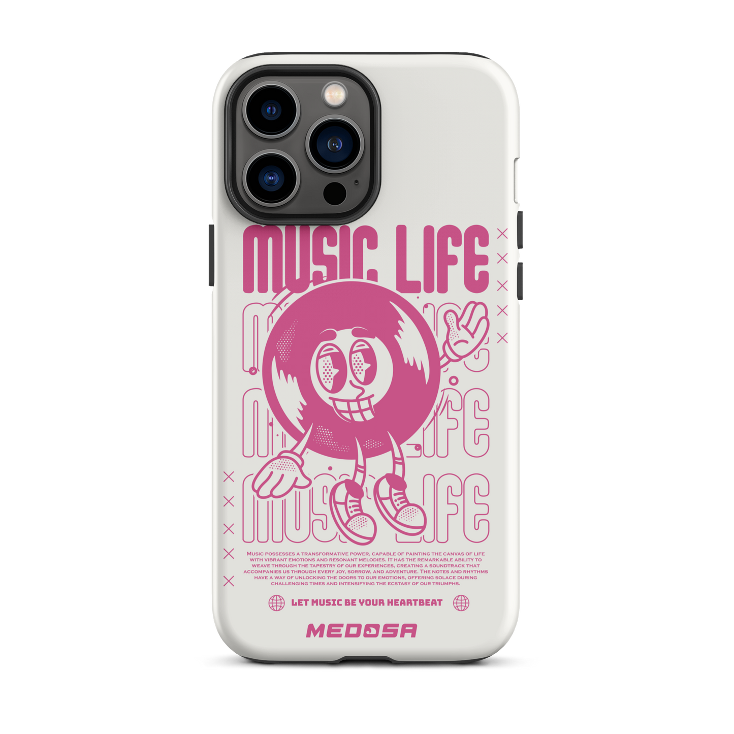 Music Life Blanc et Rose