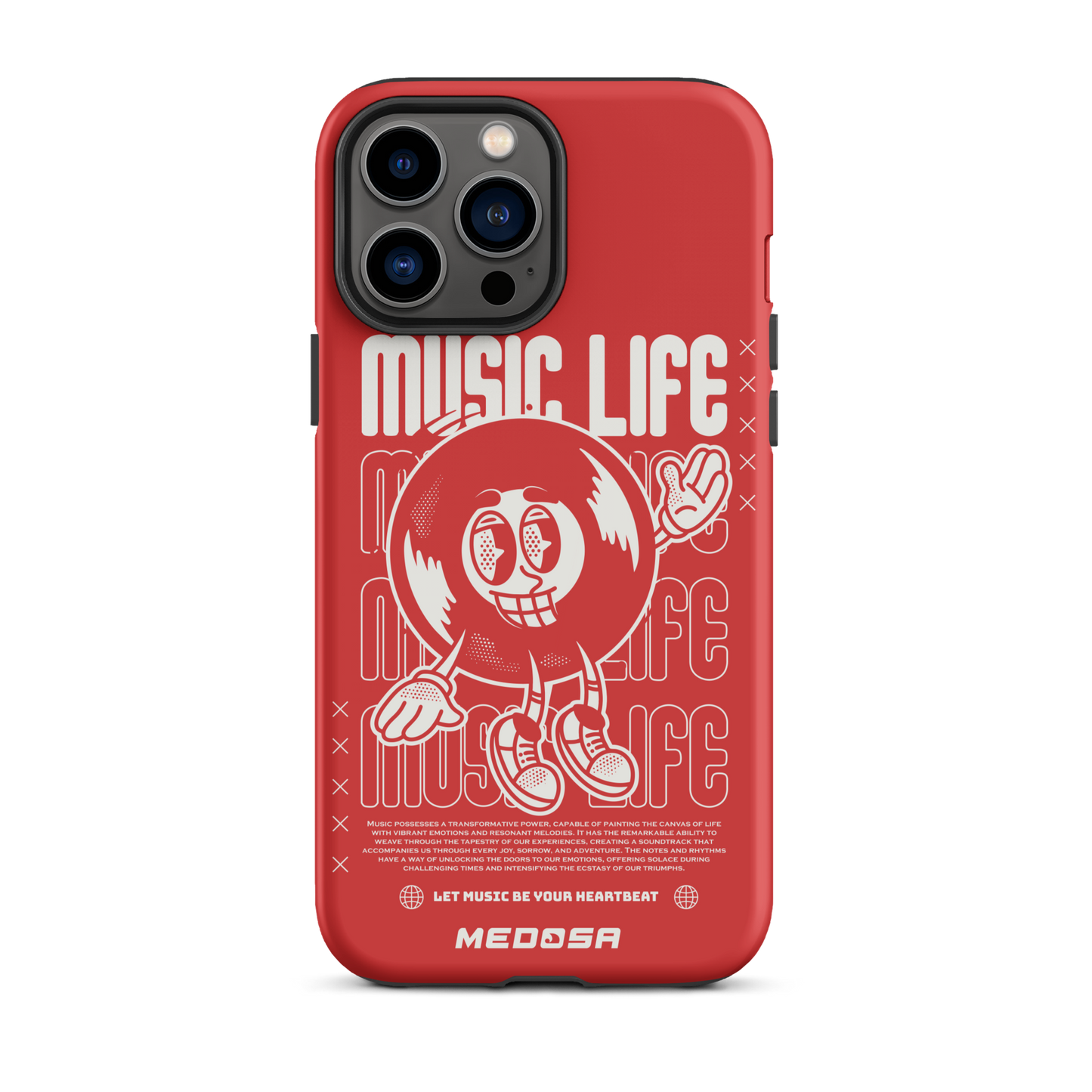 Music Life Red and White