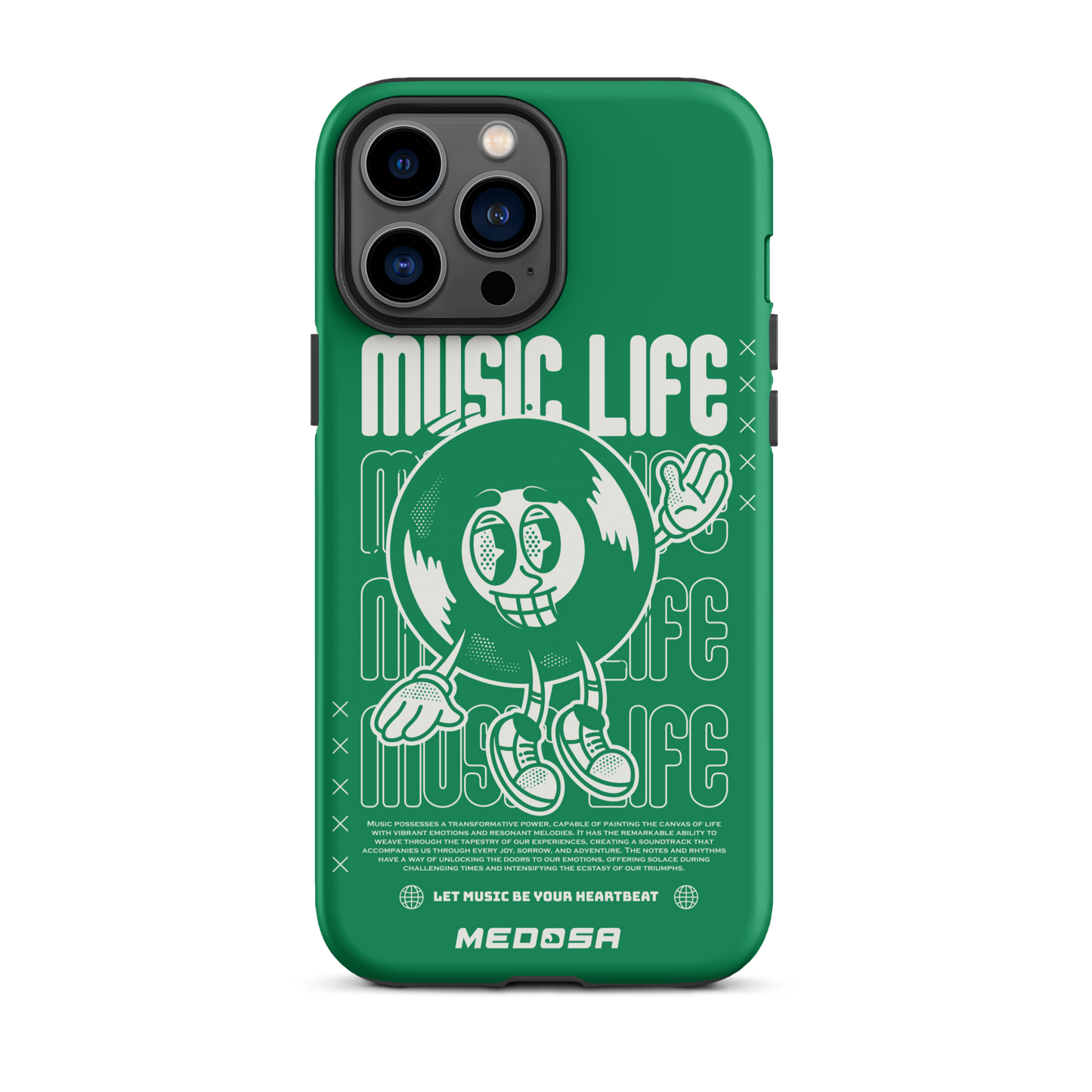 Music Life Green and White