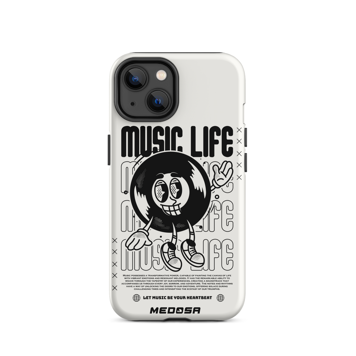 Music Life White and Black