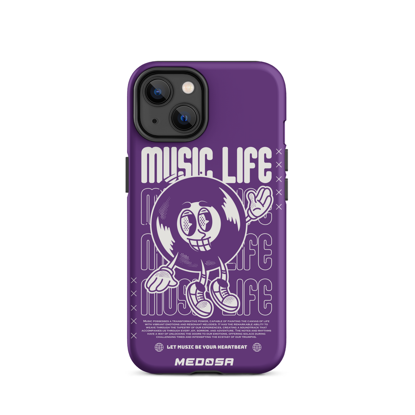 Music Life Violet et Blanc