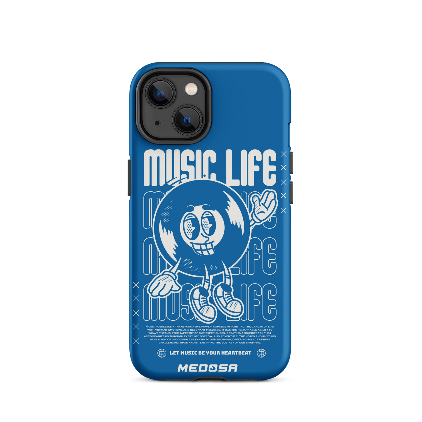 Music Life Blue and White