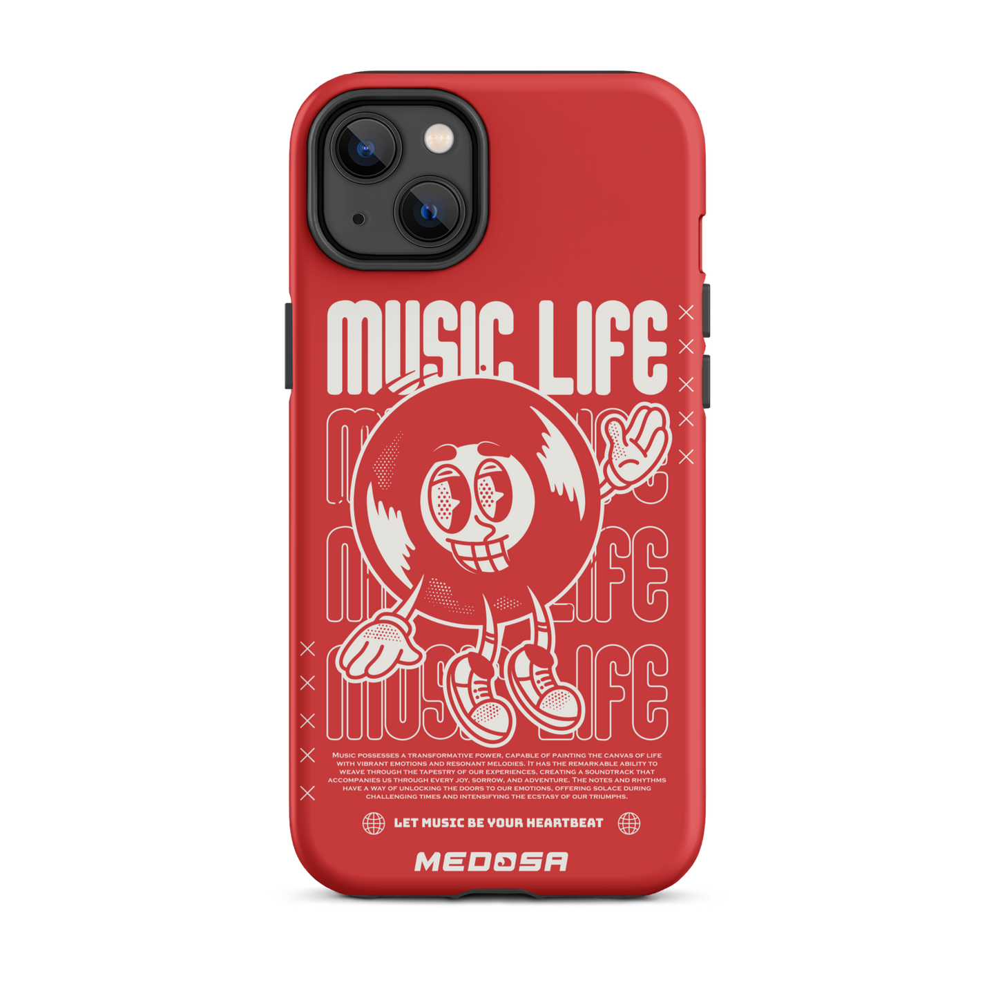 Music Life Red and White