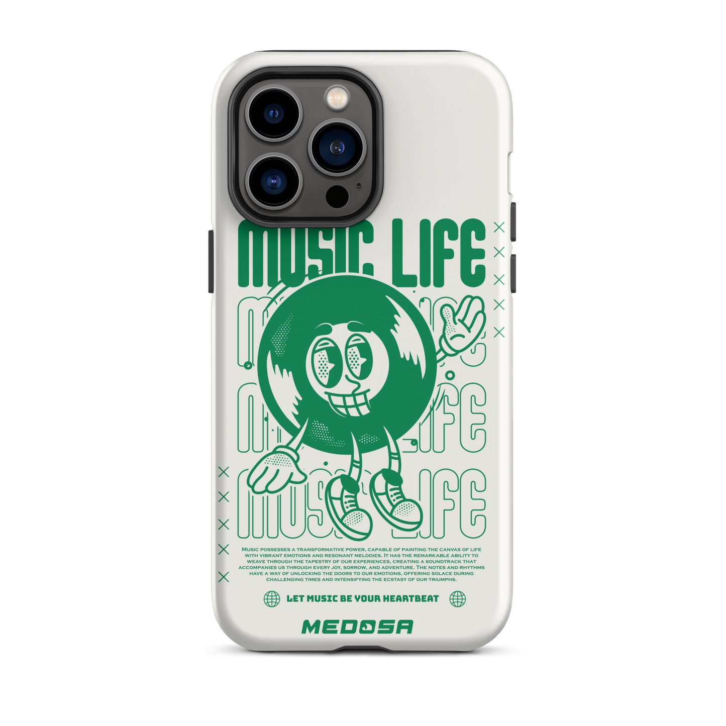 Music Life White and Green