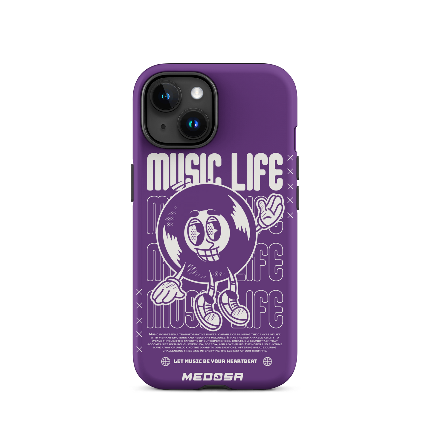 Music Life Violet et Blanc