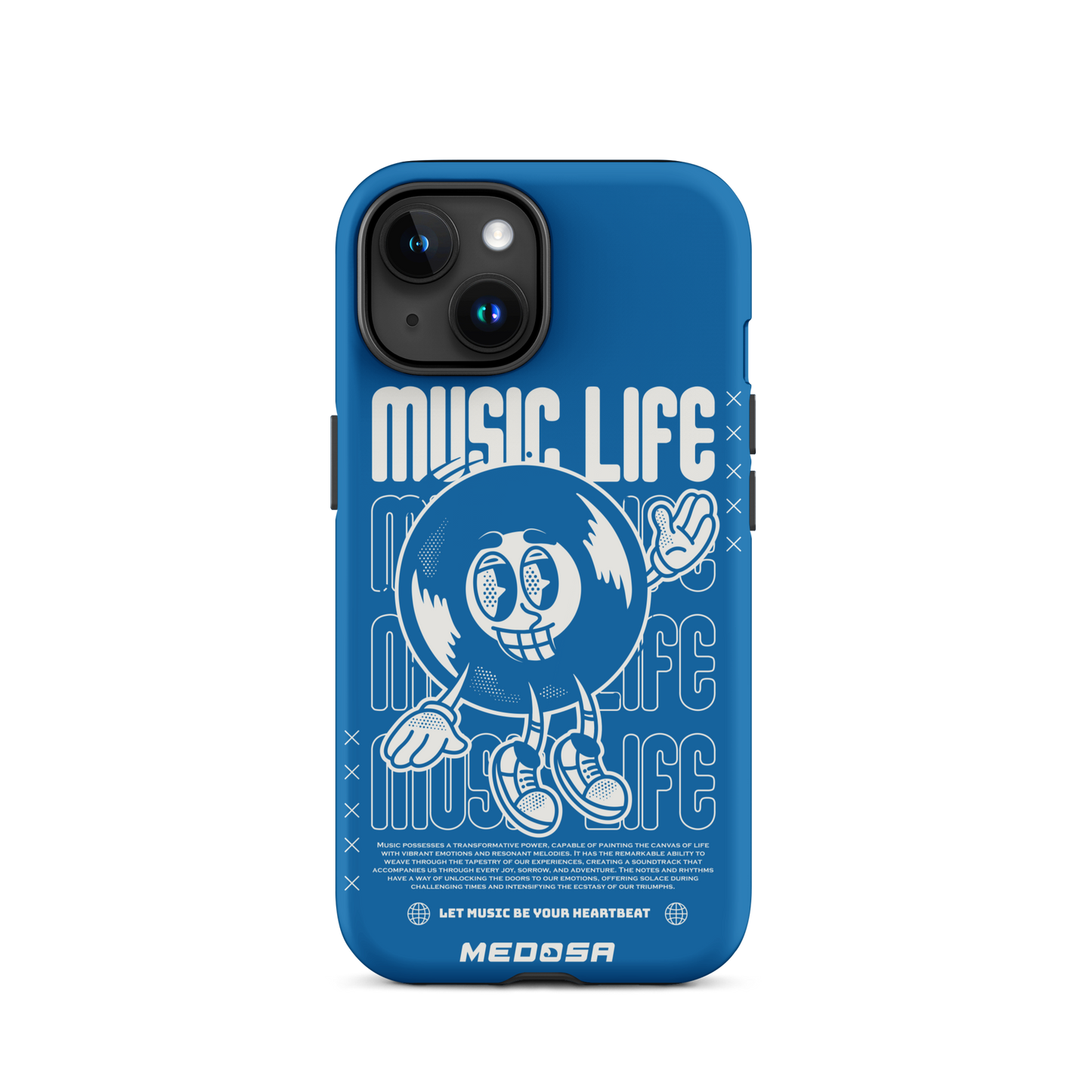 Music Life Blue and White