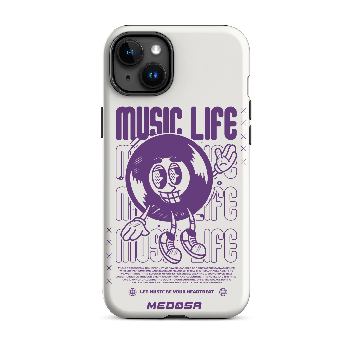 Music Life White and Violet