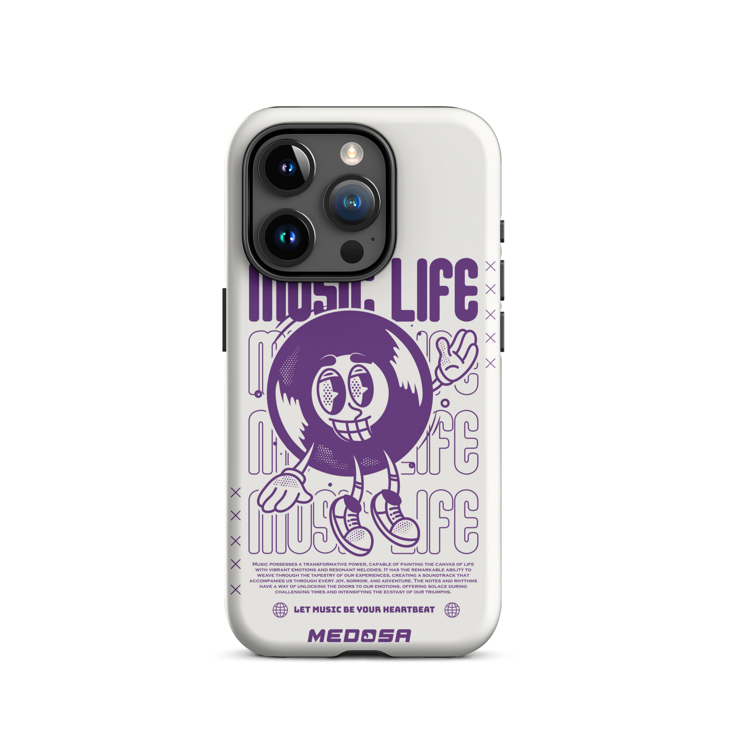 Music Life White and Violet